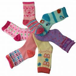 Dětské bavlněné ponožky (6ks)